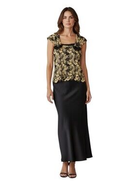 🌟Lace Gold/Black Top